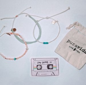 3 Pack Pura Vida bracelets